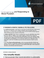 Lesson 10: Understanding and Responding To Moral Pluralism