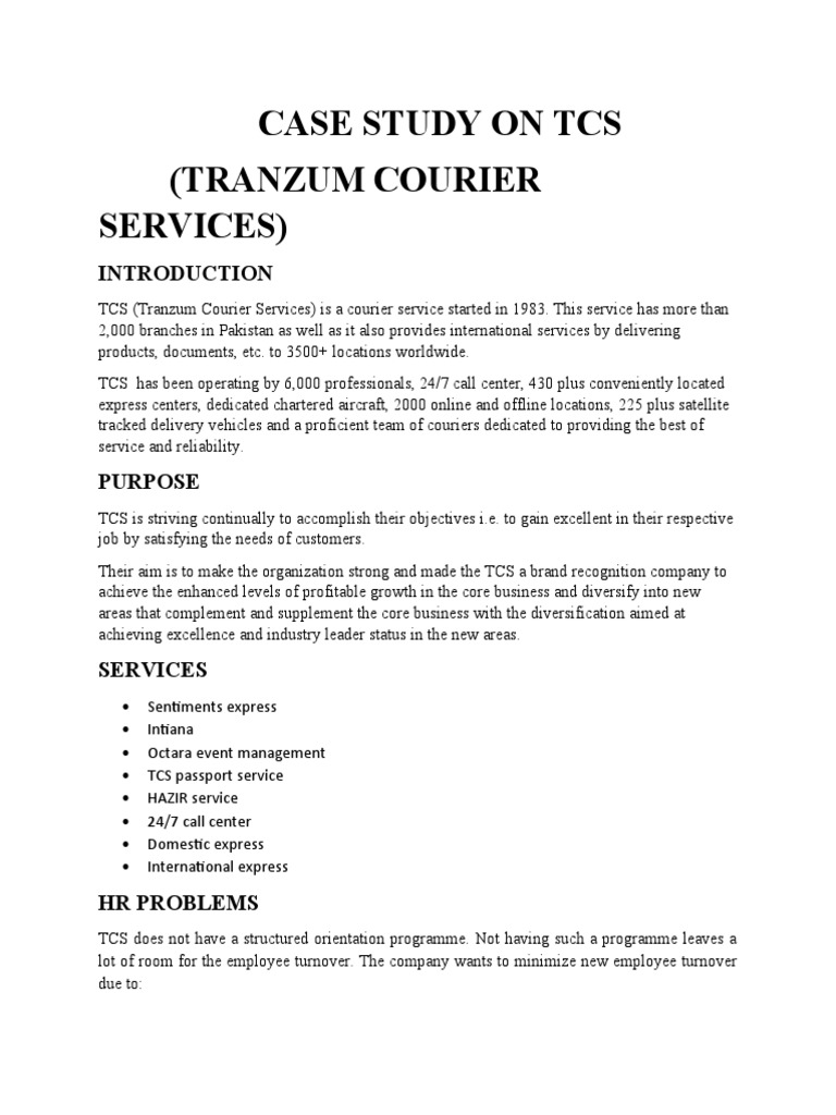 Case Study Report | PDF