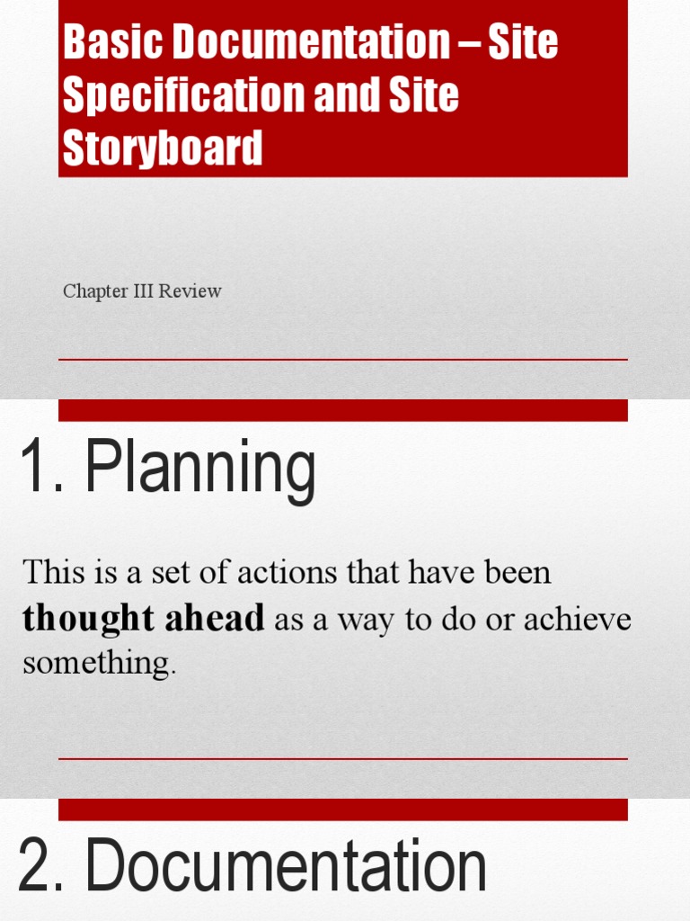 Site Specification and Storyboard Guide | PDF | Websites | World Wide Web