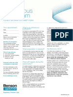 Intravenous Pyelogram: Patient Information Sheet Scr03