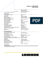 Technical Data Code No. LWE-19916: For Used Crane Date 08.04.2020 Main Data