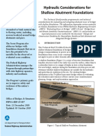 Hydraulic Considerations For Shallow Abutment Foundations
