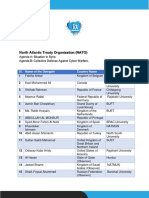 North Atlantic Treaty Organization (NATO) : Sl. Name of The Delegate Country Name Institution