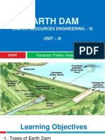 Earth Dam: (Water Resources Engineering - II) Unit - Iii