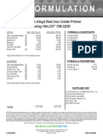 Formulation: Long-Oil Alkyd Red Iron Oxide Primer Using HALOX CW-2230