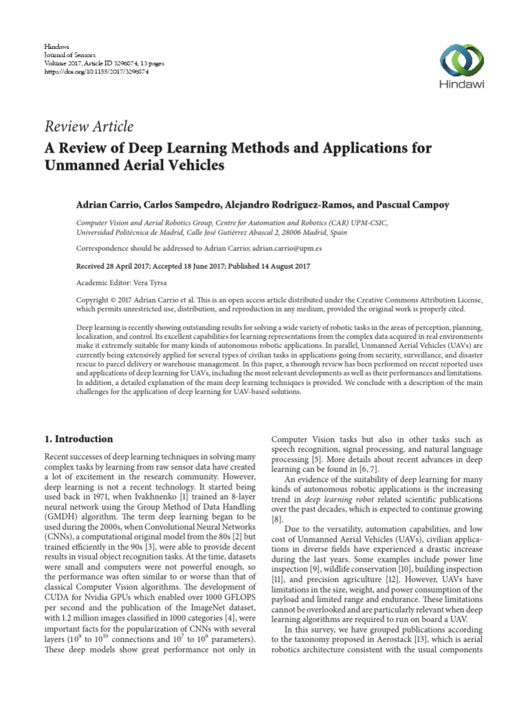 A Review of Deep Learning Methods and Applications For PDF | PDF | Deep ...