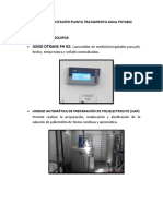 Informe Capacitación Planta Tratamiento Agua Potable