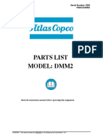Parts List Model: Dmm2: Serial Number: 4326 Family, Dmm2