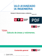 Calc áreas y volúmenes con integrales dobles