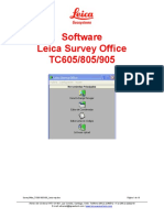 SurveyOffice - TC605 805 905 - Leica Esp