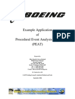Example Application of Procedural Event Analysis Tool (PEAT)