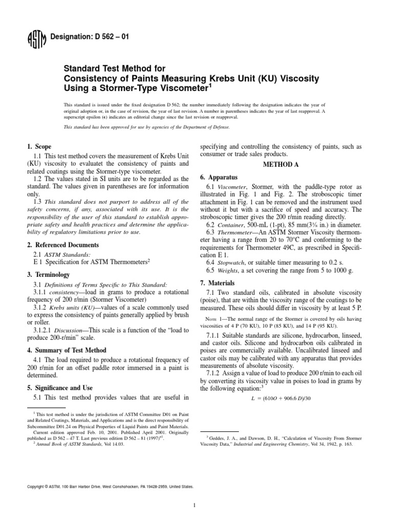 Measuring Unit Of Viscosity