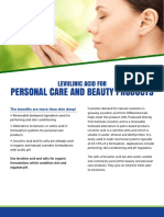 Data Sheet Personal Care Two Page Low Quality