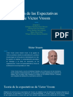 Teoría de Las Expectativas de Víctor Vroom