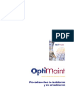 GMAO OptiMaint - Procedimiento de instalación y de puesta al día