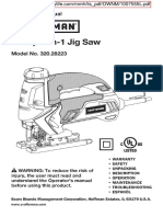 Craftsman 6 Amp 2-In-1 Jig Saw