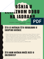 NOŠNJA U ŽELJEZNOM DOBU NA JADRANU