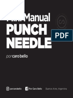 Guía completa de punch needle con tips y técnicas