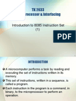 Chapter 2.1-Introduction To 8085 Instruction Set