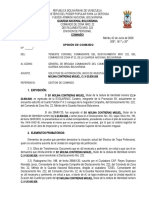 Solicitud de investigación penal militar