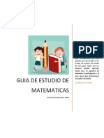 Guia de Estudio Matematicas