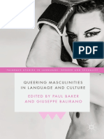 Queering Masculinities in Language and Culture - Paul Baker PDF