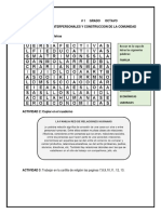 Guia de Religión Primera Semana Virtual Grado 8 PDF