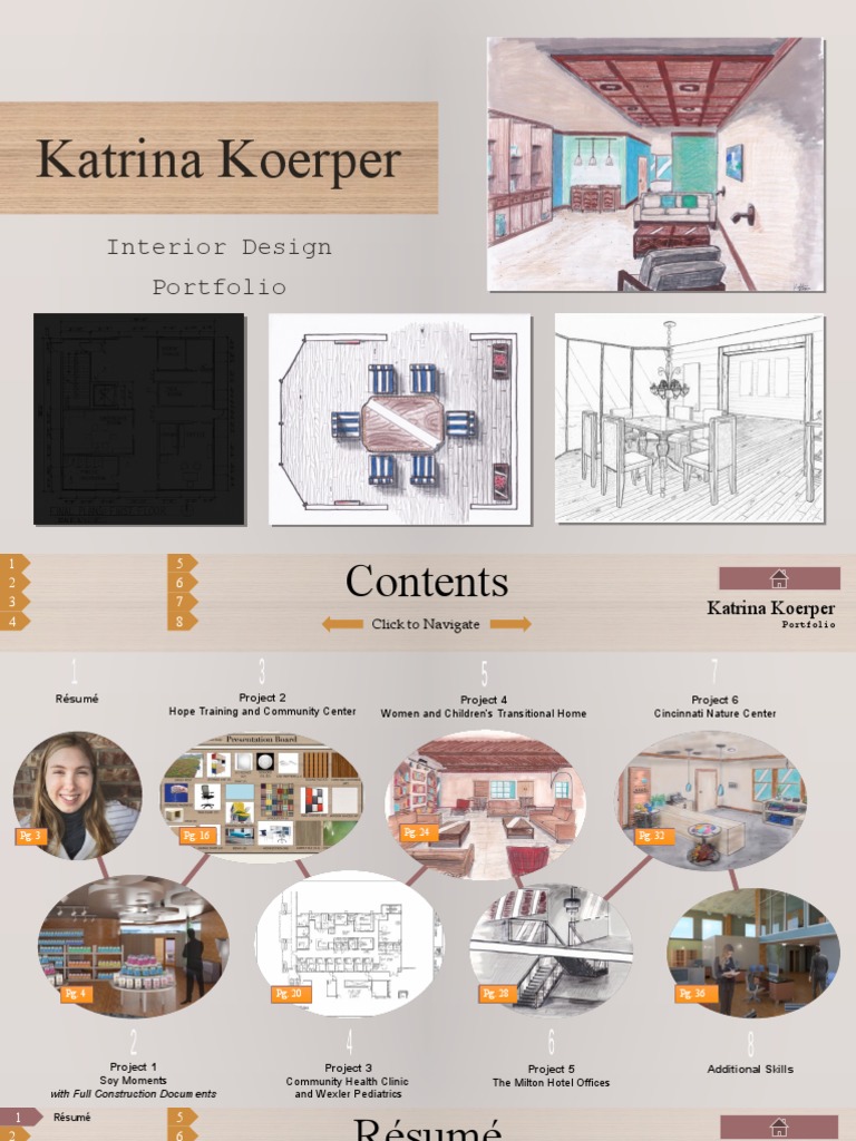 Interior Design Portfolio of Katrina Koerper | PDF | Leadership In ...