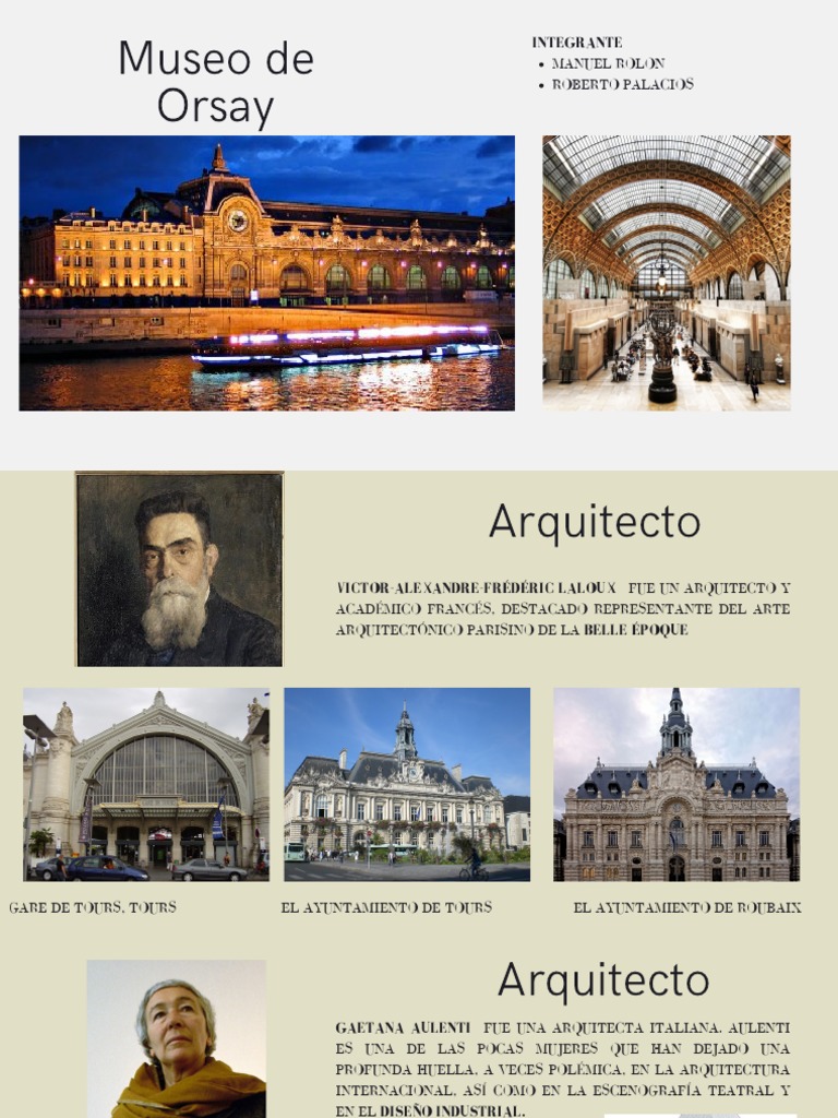 Historia y arquitectura del Museo de Orsay | PDF | Museo | Medios de arte