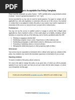 Accenture Acceptable Use Policy | PDF | Computer Security | Security