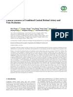 Research Article: Clinical Features of Combined Central Retinal Artery and Vein Occlusion