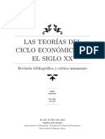 Las Teorias Del Ciclo Economico en El Si