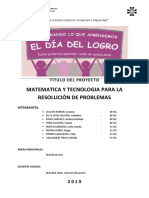 ESQUEMA Proyecto-Día Del Logro 2019