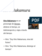 Hiro Nakamura Citas