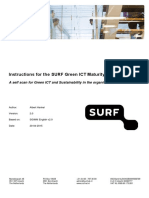 Instructions For The SURF Green ICT Maturity Model