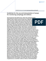 Guidelines For The Use and Interpretation of Assays For Monitoring Autophagy 3rd Edition PDF