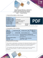 Activity Guide and Evaluation Rubrics - Task 1 - Initial Activity