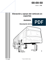 Elevación y Apoyo Del Vehículo en Soportes Autobús