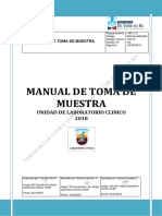 Manual de Toma de Muestra