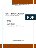 Plastilina Casera