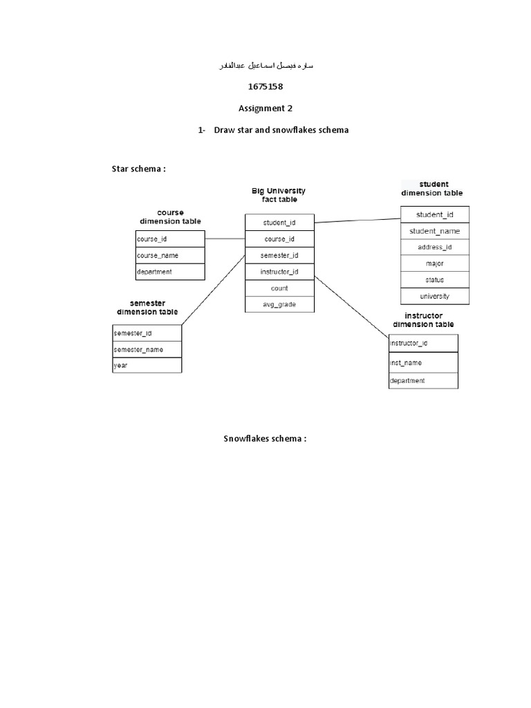 Data Warehouse Schema & OLAP Guide | PDF | Teaching Methods & Materials ...