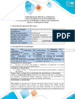 Tarea 1 - Evaluación Inicial Legislacion