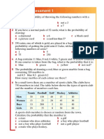 Probability SA1