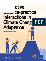 Productive Science-Practice Interactions in Climate Change Adaptation