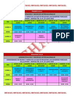 Cronograma General de Examenes Parciales 2020 PDF