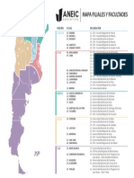 Mapa Filiales y Facultades - Aneic Argentina