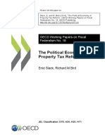 The Political Economy of Property Tax Reform: OECD Working Papers On Fiscal Federalism No. 18