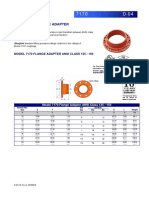 Model 7170 Flange Adapter Ansi Class 125 / 150