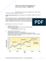 Analisis Runtut Waktu Dan Peramalan (Analisis Tren)