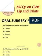 Mcqs On Cleft Lip and Palate